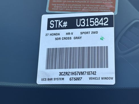 New 2027 Honda HR-V Sport image 30