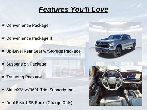 Used 2025 Chevrolet Silverado 1500 LT Trail Boss w/ Convenience Package II AWD/4WD image 19