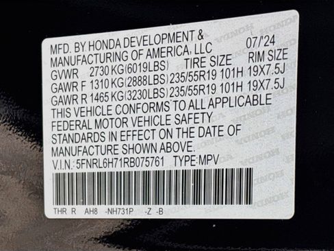 Certified 2024 Honda Odyssey Sport image 37