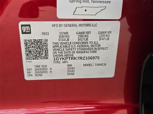 Certified 2024 Cadillac Lyriq Sport w/ LPO, Floor Liner Package RWD image 34