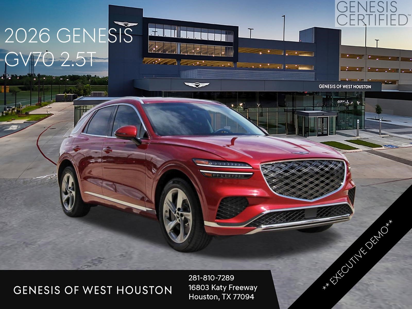 Used 2026 Genesis GV70 2.5T AWD/4WD image 1