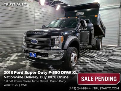 Used 2018 Ford F550 4x4 Regular Cab Super Duty