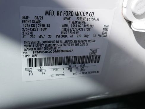 Used 2021 Ford Explorer ST w/ Equipment Group 401A image 30