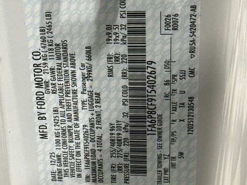 New 2026 Ford Mustang GT Premium w/ GT Performance Package image 36