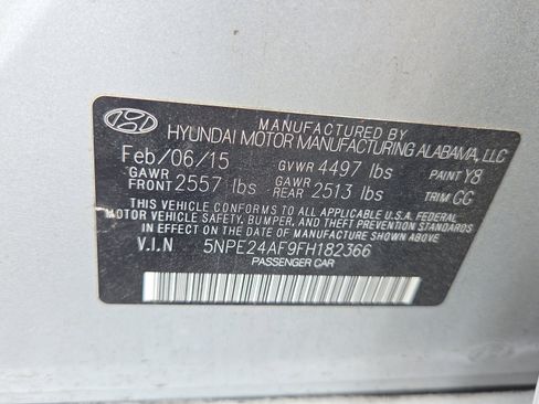 Used 2015 Hyundai Sonata SE w/ Option Group 09 image 19