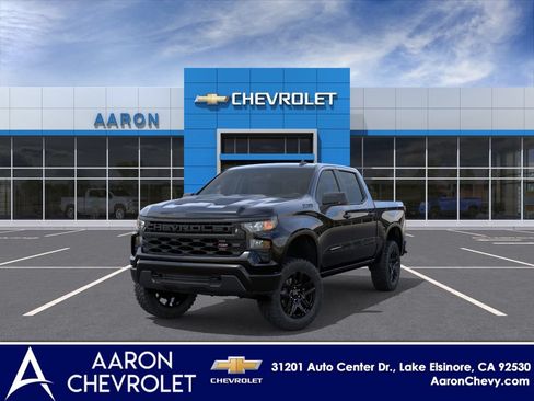New 2026 Chevrolet Silverado 1500 Custom Trail Boss w/ Dark Appearance Package AWD/4WD image 1