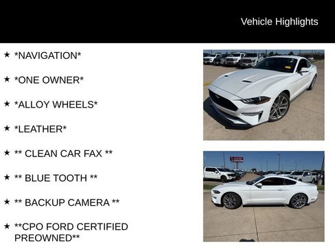 Used 2022 Ford Mustang Premium w/ Equipment Group 201A RWD image 4