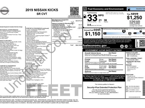Used 2019 Nissan Kicks SR w/ SR Premium Package FWD image 2