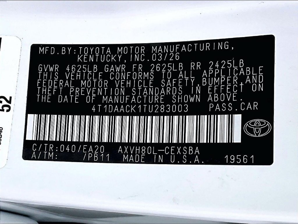 Used 2026 Toyota Camry SE FWD image 36