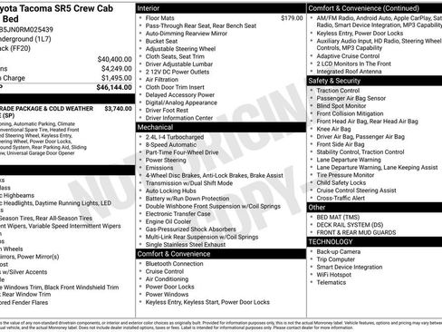Used 2024 Toyota Tacoma SR5 AWD/4WD image 40