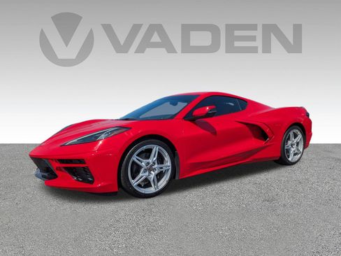 Used 2021 Chevrolet Corvette Stingray Preferred Cpe w/ Chrome Exterior Badge Package RWD image 2
