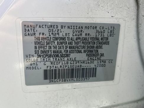 Certified 2021 Nissan Kicks S FWD image 28