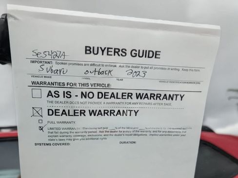 Used 2023 Subaru Outback Limited AWD/4WD image 13