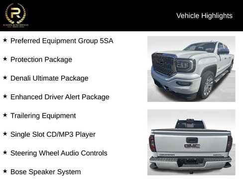 Used 2018 GMC Sierra 1500 Denali w/ Denali Ultimate Package AWD/4WD image 9