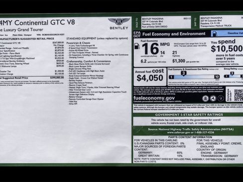 New 2024 Bentley Continental GT image 29