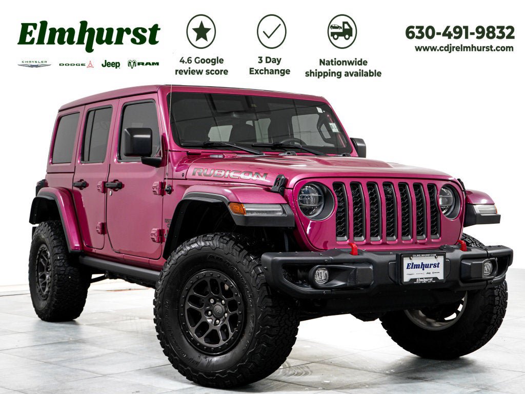 Used 2022 Jeep Wrangler Unlimited Rubicon w/ Xtreme Recon 35" Tire Package AWD/4WD image 1