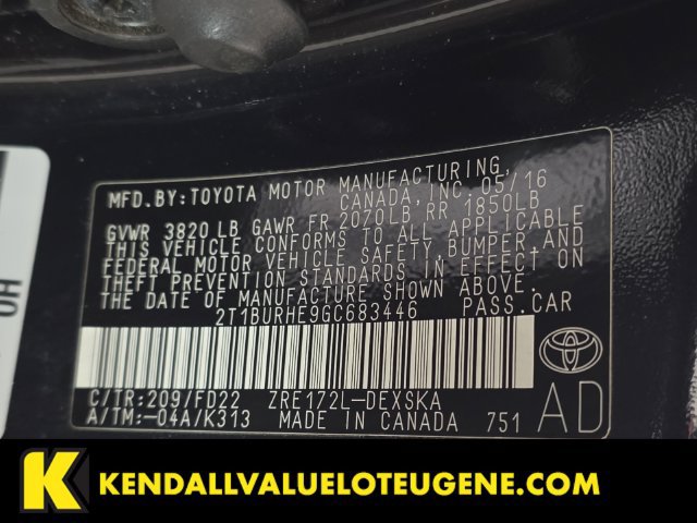Used 2016 Toyota Corolla S FWD image 10