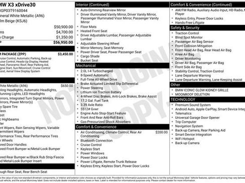 Used 2026 BMW X3 xDrive30 w/ Premium Package image 41