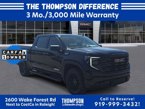 Used 2024 GMC Sierra 1500 Elevation w/ LPO, Elevation Black Package AWD/4WD image 1