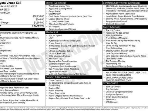 Used 2023 Toyota Venza XLE image 33
