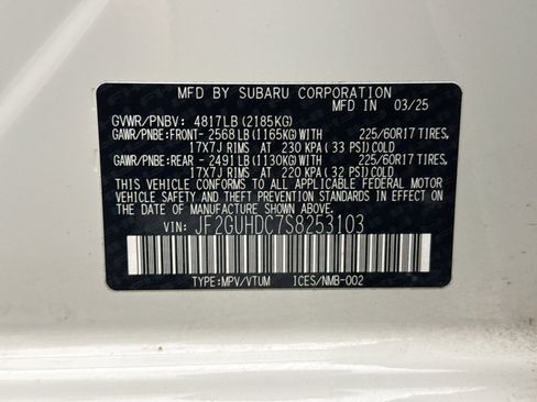 Used 2025 Subaru Crosstrek 2.0i Premium image 23