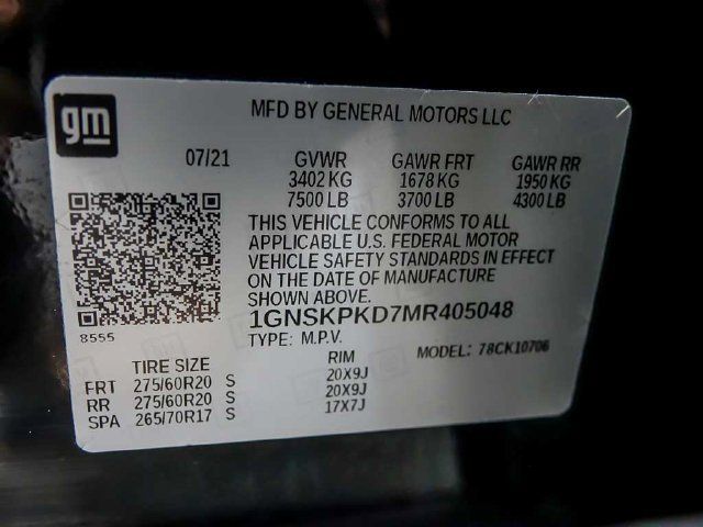 Certified 2021 Chevrolet Tahoe Z71 w/ Rear Media and Nav Package AWD/4WD image 39