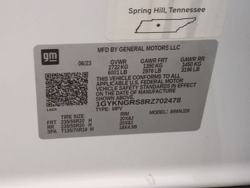 Used 2024 Cadillac XT5 Sportv w/ LPO, Floor Liner Package AWD/4WD image 30