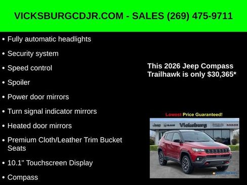 New 2026 Jeep Compass Trailhawk image 22