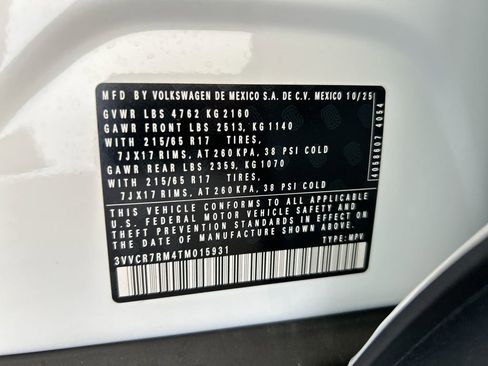 New 2026 Volkswagen Tiguan S image 47