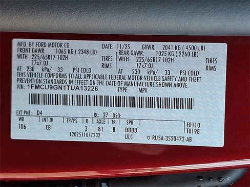 New 2026 Ford Escape Active w/ Cold Weather Package image 17