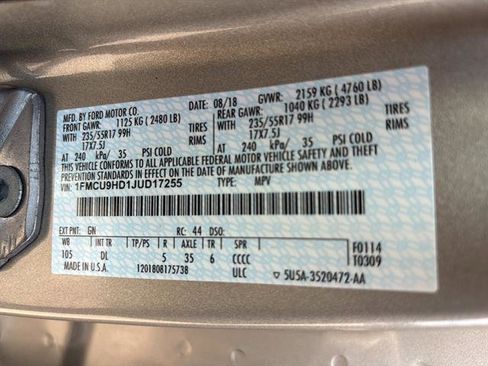 Used 2018 Ford Escape SEL AWD/4WD image 21
