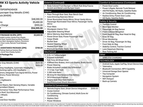 Used 2023 BMW X3 xDrive30i w/ Premium Package w/ZPA image 1