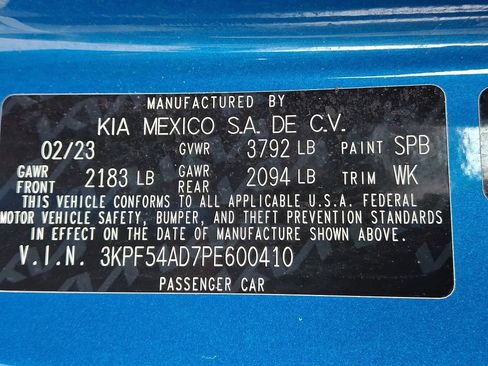 Certified 2023 Kia Forte GT-Line w/ GT-Line Technology Package FWD image 28