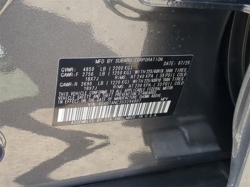 New 2025 Subaru Outback Limited w/ Popular Package #2 image 34