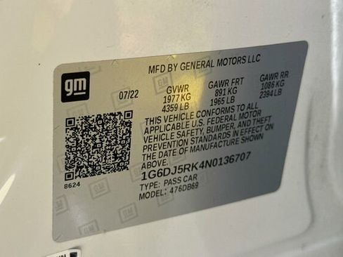 Certified 2022 Cadillac CT4 Luxury w/ Sun And Sound Package RWD image 29