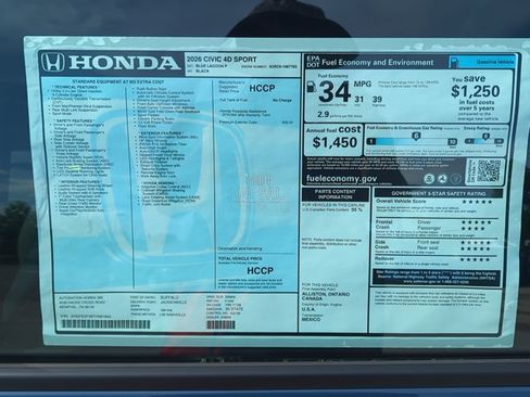 Used 2026 Honda Civic Sport image 25