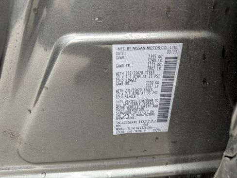 Used 2024 Nissan Murano Platinum w/ Cargo Package AWD/4WD image 37