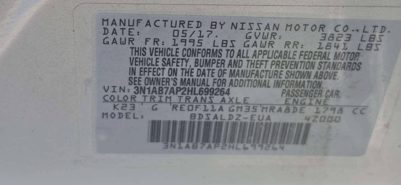 Used 2017 Nissan Sentra SV FWD image 10