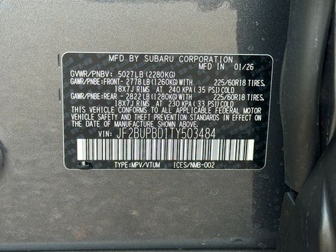 New 2026 Subaru Outback Premium image 42