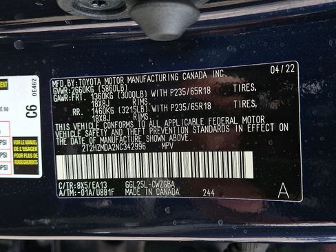 Certified 2022 Lexus RX 350 AWD w/ Premium Package image 28