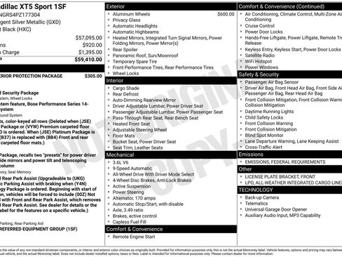 Used 2023 Cadillac XT5 Sportv image 34