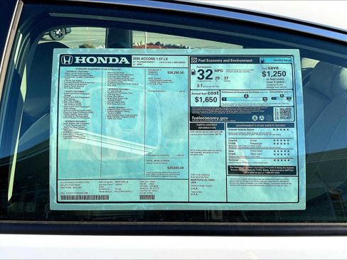 New 2025 Honda Accord LX image 18