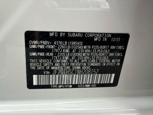 Used 2022 Subaru Crosstrek 2.5i Sport w/ Moonroof Package AWD/4WD image 47