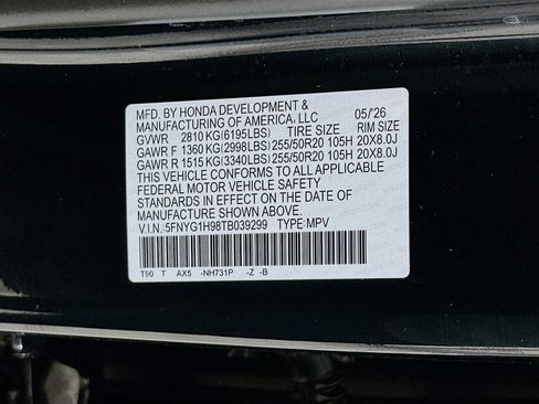 Used 2026 Honda Pilot Black Edition image 27