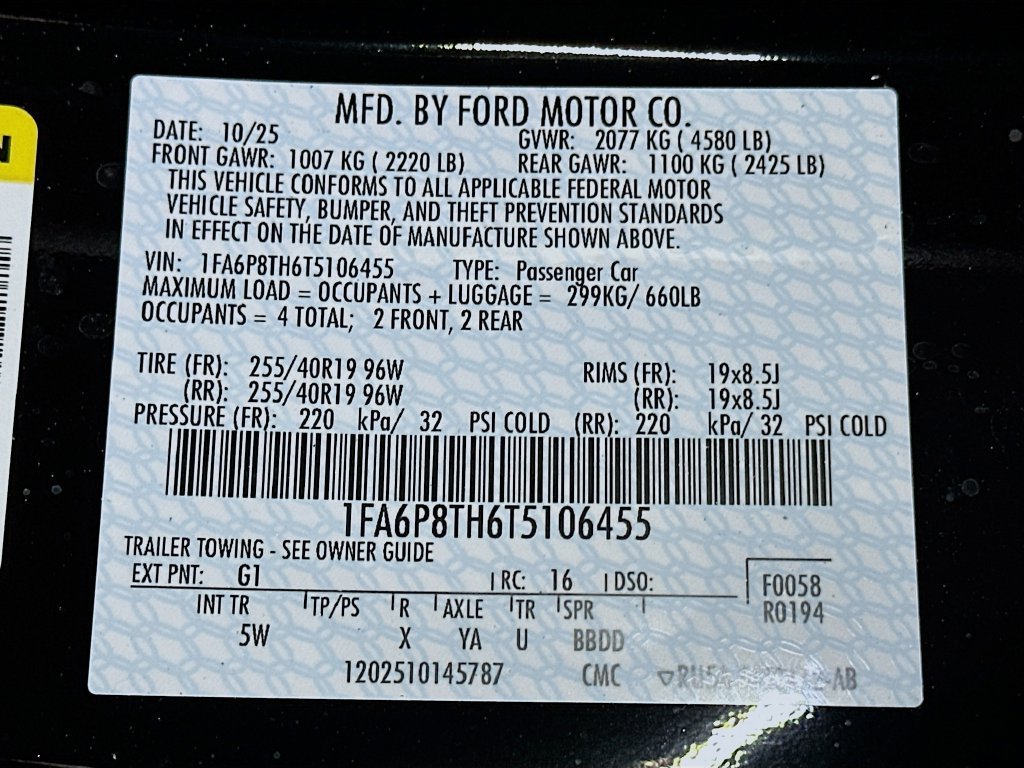 New 2026 Ford Mustang Premium RWD image 21