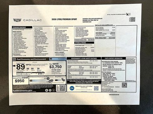 New 2026 Cadillac Lyriq Premium Sport image 14