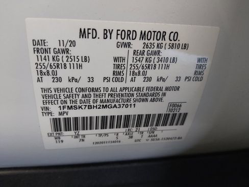 Used 2021 Ford Explorer 2WD image 33
