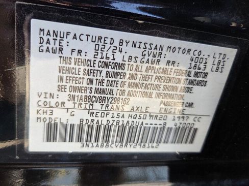 Used 2024 Nissan Sentra SV FWD image 16