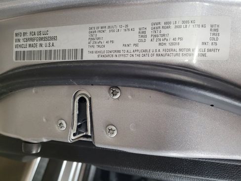 Used 2021 RAM 1500 Tradesman w/ Popular Equipment Group RWD image 33