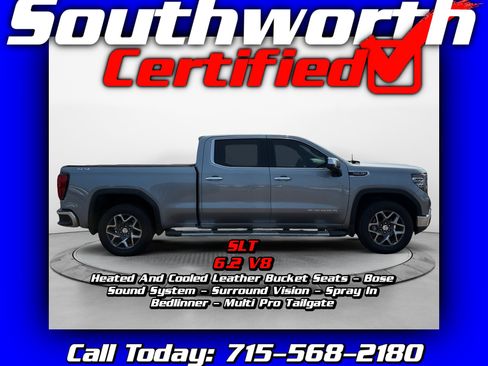 Used 2025 GMC Sierra 1500 SLT w/ SLT Premium Plus Package AWD/4WD image 1